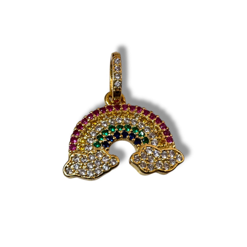 Dije Arcoiris Micropave Latón