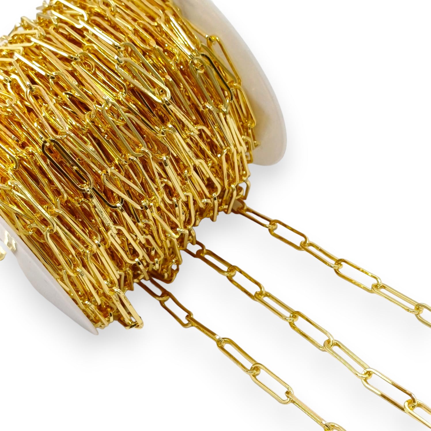 Cadena Eslabon Largo 24k Cadena - Accesorios Rubi