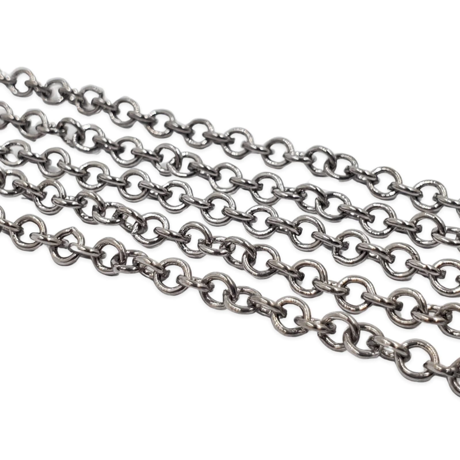 Cadena Estribo 42 Chapa de Rodio Complementos - Accesorios Rubi