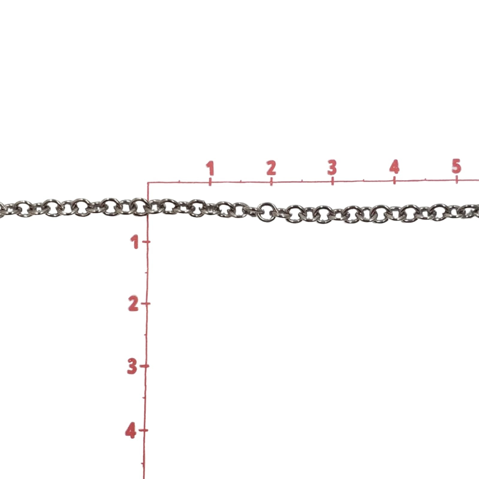 Cadena Estribo 42 Chapa de Rodio Complementos - Accesorios Rubi