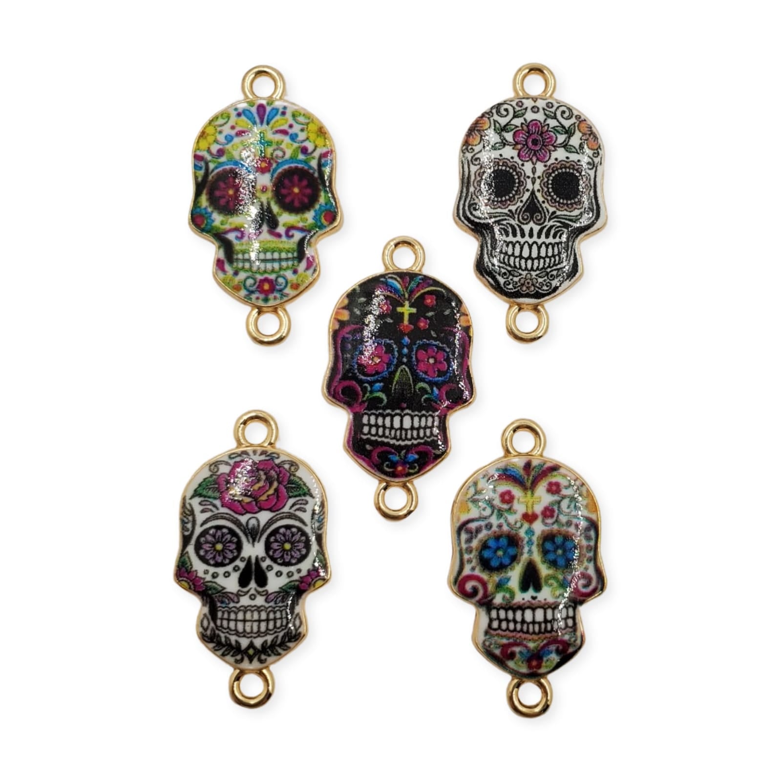 Conector Calavera Dije - Accesorios Rubi