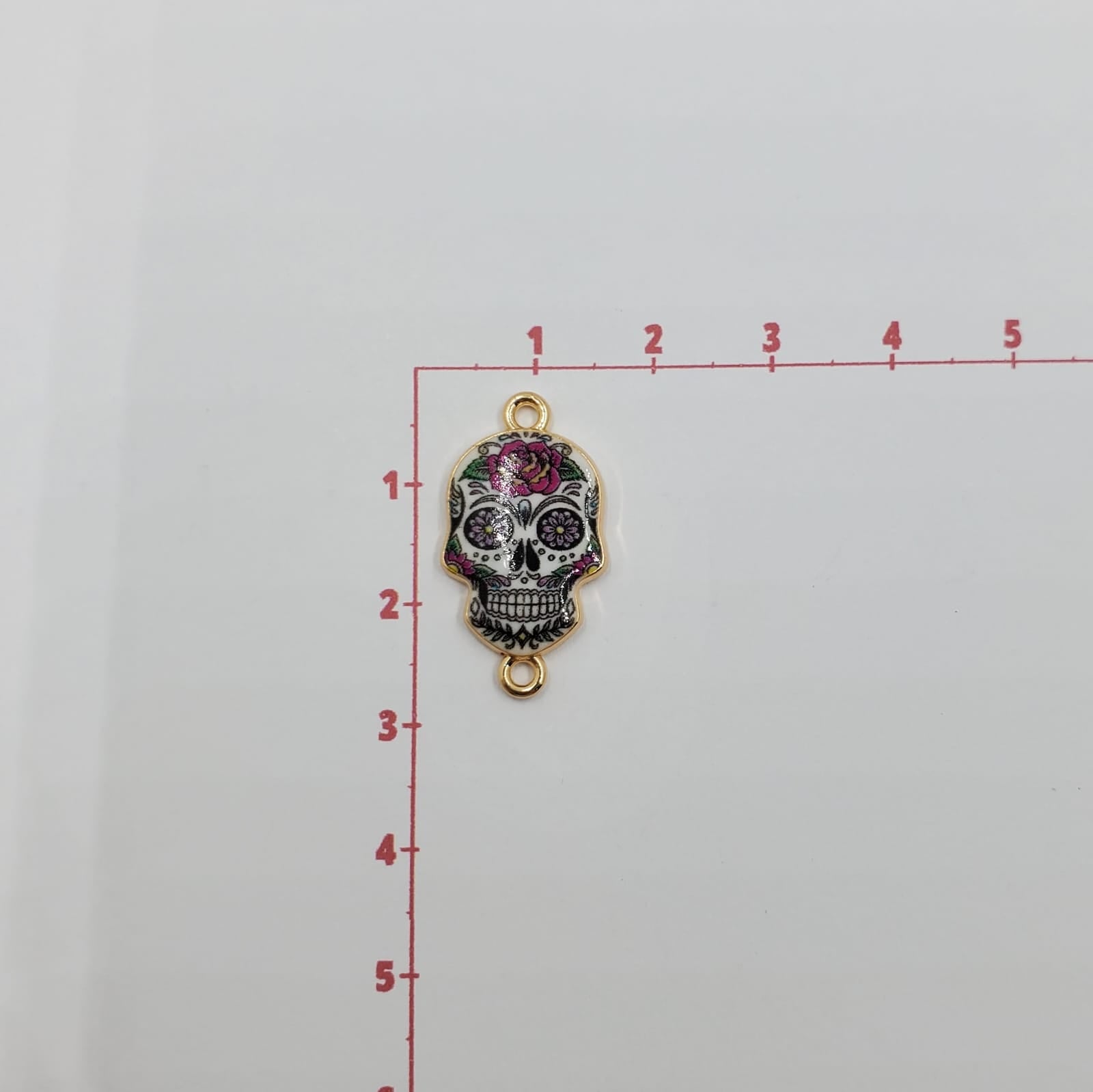 Conector Calavera Dije - Accesorios Rubi