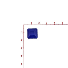 Cristal Cuadrado Azul Rey Mate Cristal - Accesorios Rubi