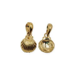 Dije Almeja con Porta Dije 2 Oro Laminado Dije - Accesorios Rubi