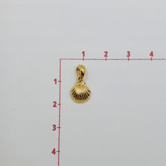 Dije Almeja con Porta Dije 2 Oro Laminado Dije - Accesorios Rubi