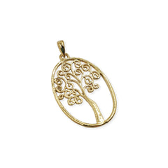 Dije Árbol de la Vida 2 Oro Laminado Dije - Accesorios Rubi