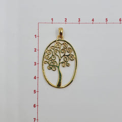 Dije Árbol de la Vida 2 Oro Laminado Dije - Accesorios Rubi