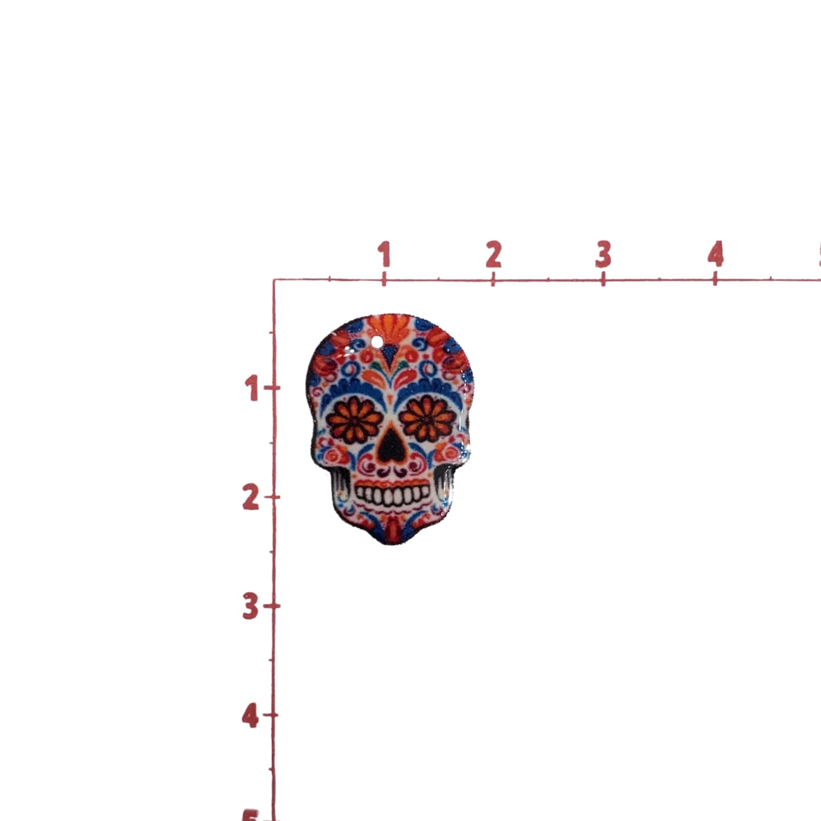 Dije Calavera 1 de Acrílico Dije - Accesorios Rubi