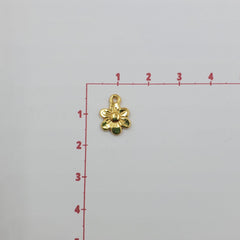 Dije Flor Chica Oro Laminado Dije - Accesorios Rubi