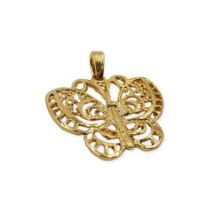 Dije Mariposa 2 Oro Laminado Dije - Accesorios Rubi