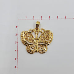 Dije Mariposa 2 Oro Laminado Dije - Accesorios Rubi