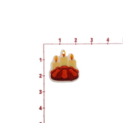 Dije Pan de Muerto de Acrílico Dije - Accesorios Rubi
