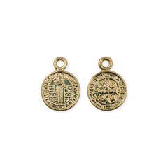 Dije San Benito 2 Oro Laminado Dije - Accesorios Rubi