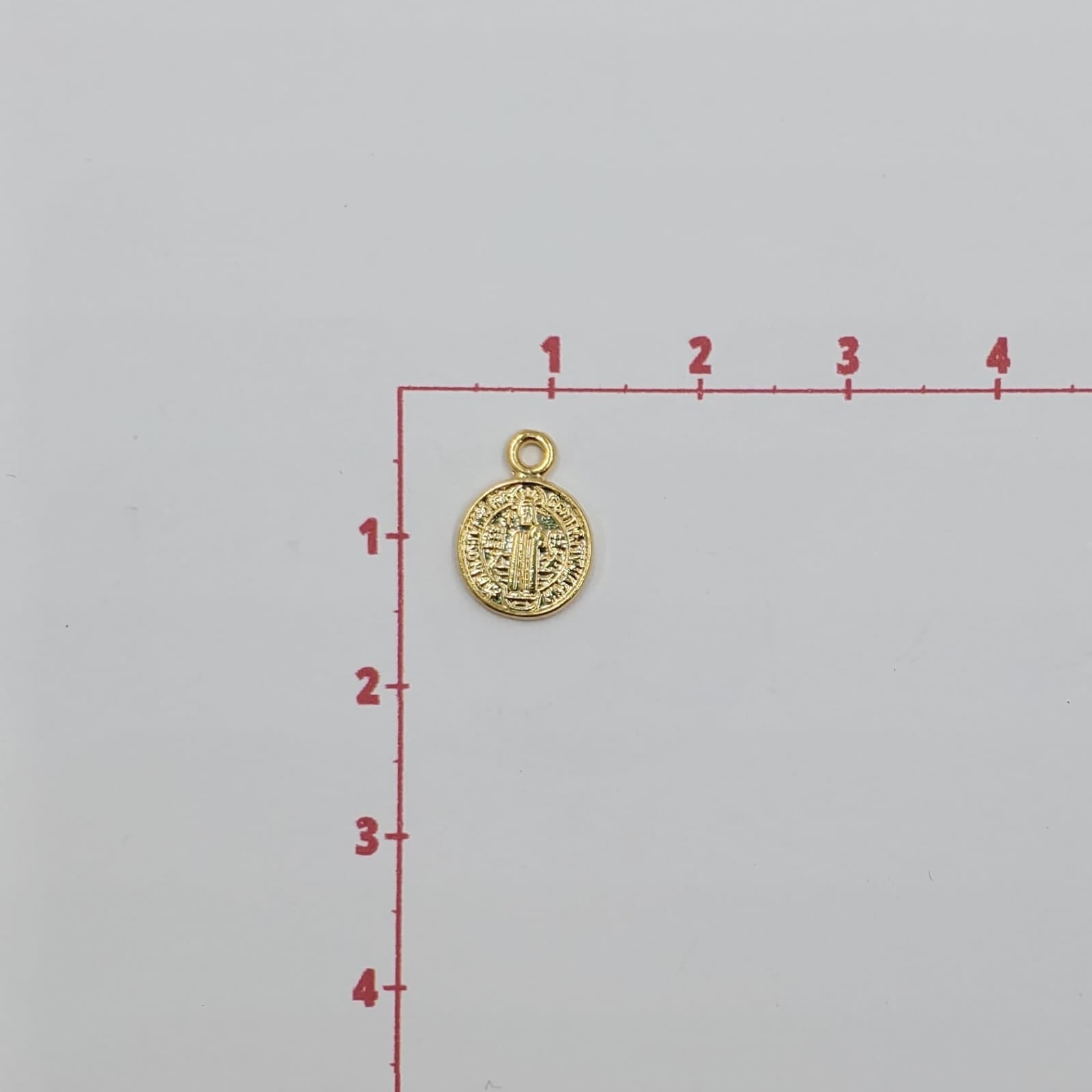 Dije San Benito 2 Oro Laminado Dije - Accesorios Rubi