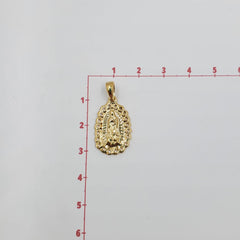 Dije Virgen de Gpe con Porta Dije 3 Oro Laminado Dije - Accesorios Rubi