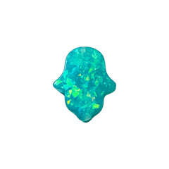 Dije Mano de Fatima Con Glitter de Acrílico