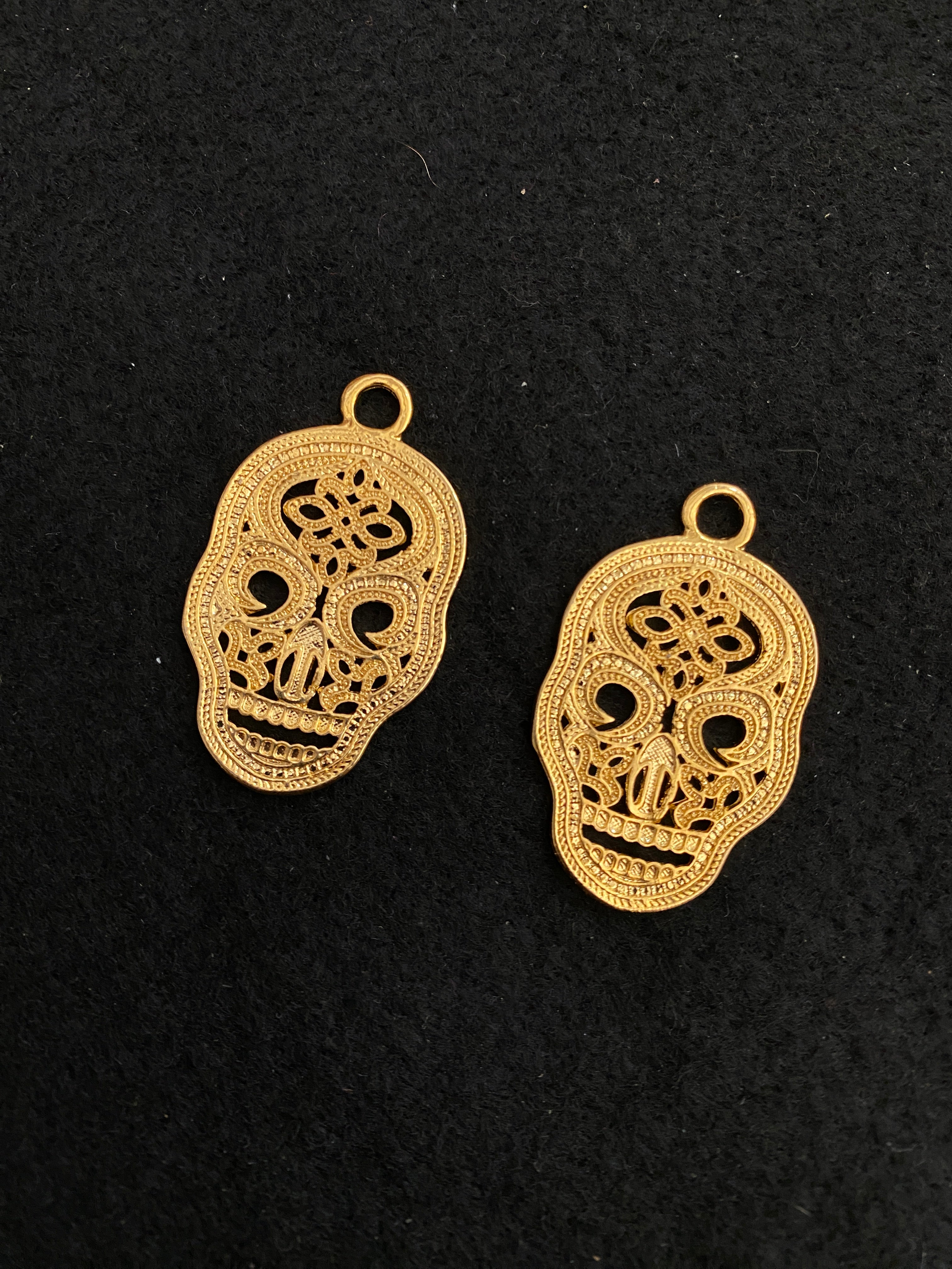 Dije Catrina Oro Laminado