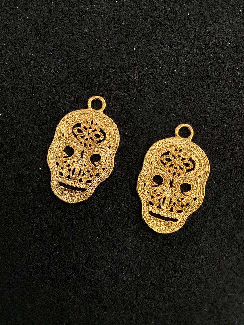 Dije Catrina Oro Laminado