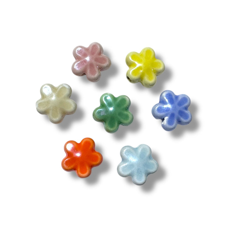 Dije Flor de Ceramica