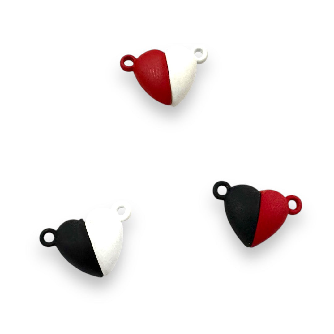 Dije Corazón Esmaltado con Iman