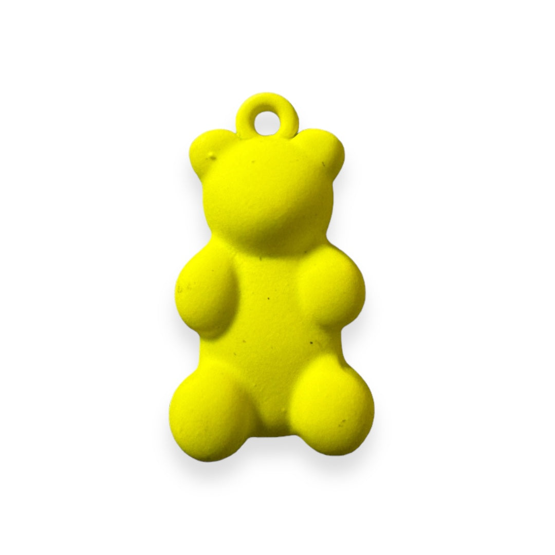 Dije Oso Esmaltado con Ojal