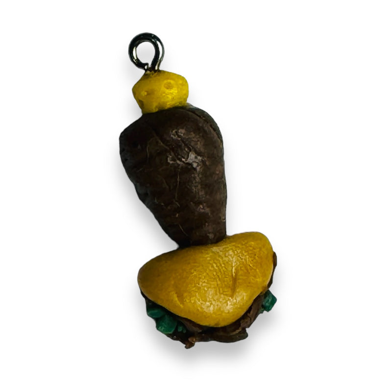 Dije Trompo de Pastor de Arcilla