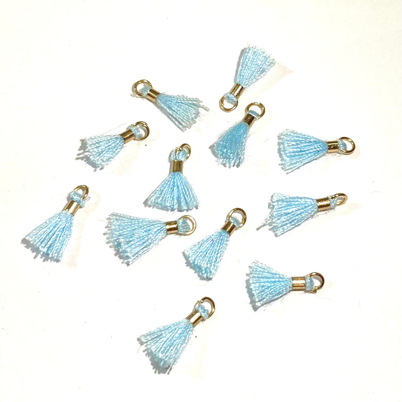 Borla azul pastel 10mm