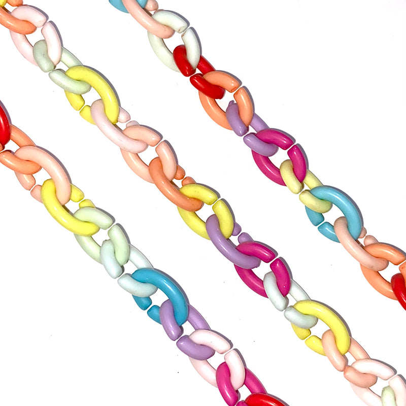 Cadena de Acrílico Pastel 6