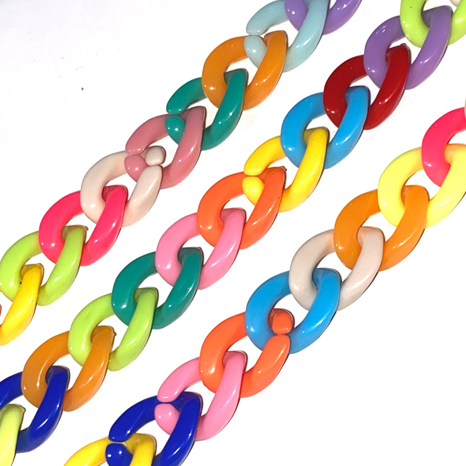 Cadena de Acrílico Multicolor