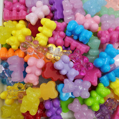 Mix Pandas Varios Colores de Acrílico Dije - Accesorios Rubi