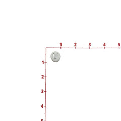 Pastilla Blanca con Letra Plateada acrilicos - Accesorios Rubi