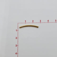 Separador Tubo 3 Oro Laminado Dije - Accesorios Rubi