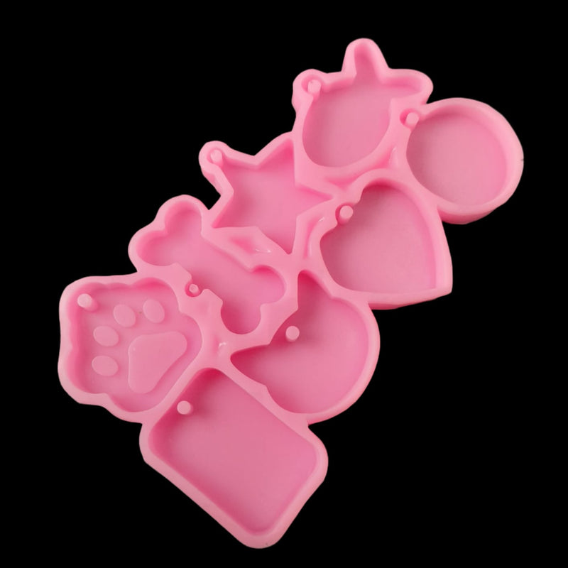 Set Molde de Silicón para Resina 3 Complementos - Accesorios Rubi