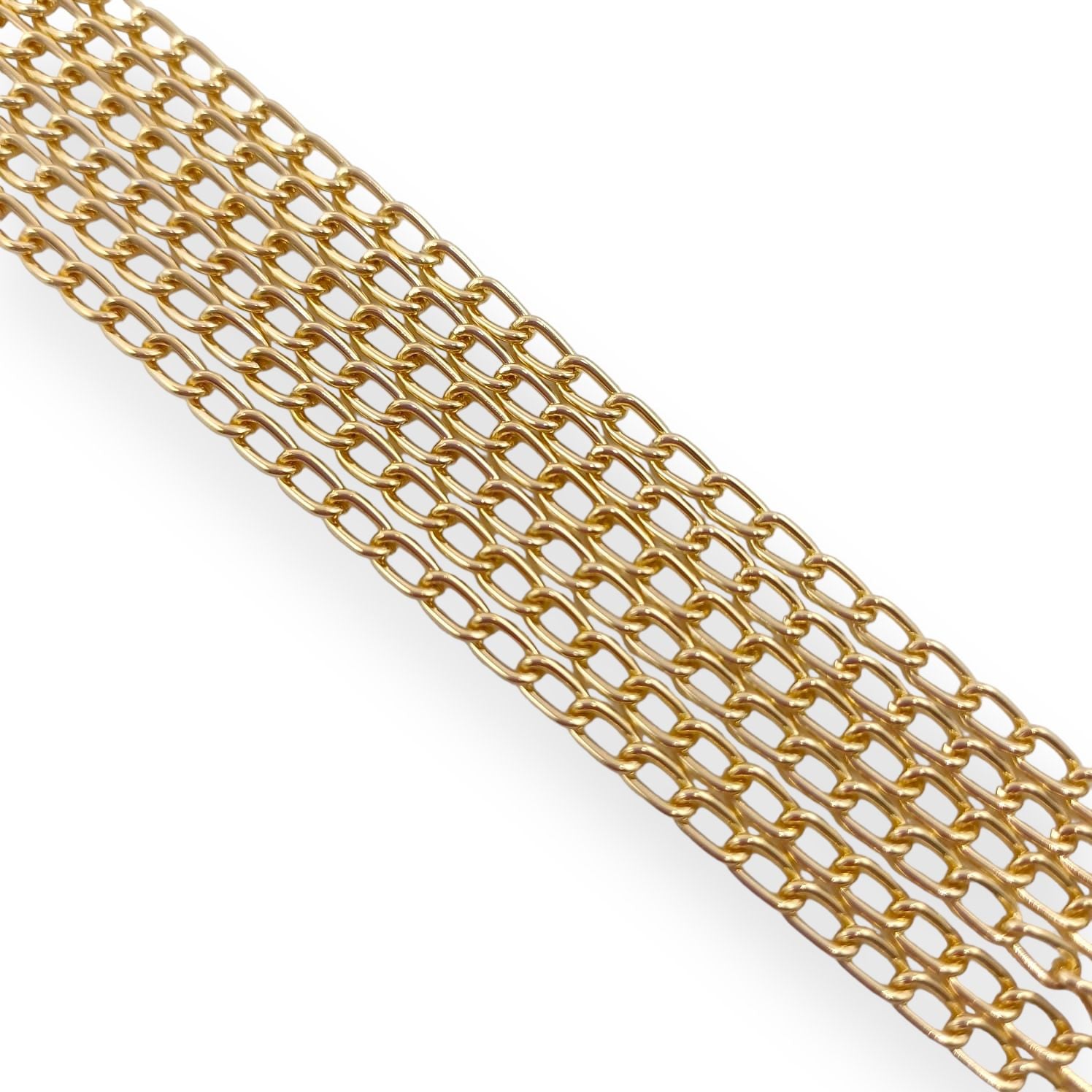 Cadena de Aluminio Dorada 11