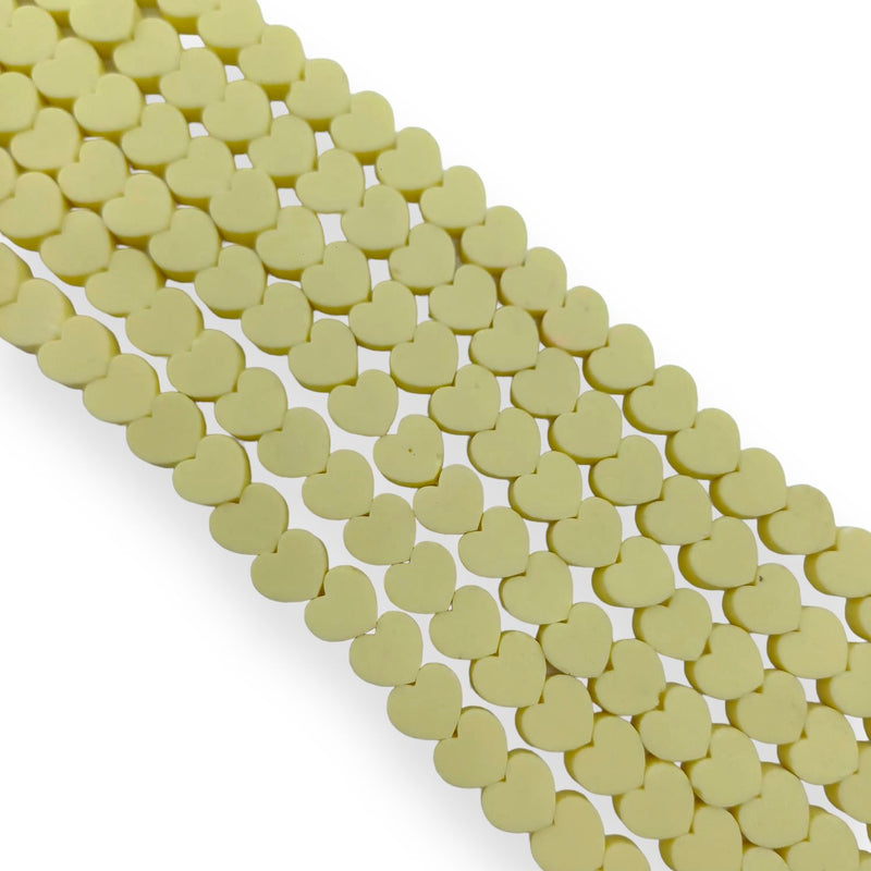 Fimo Corazón Amarillo