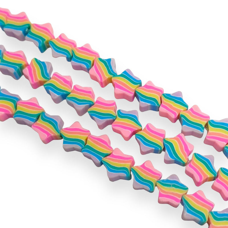 Fimo Estrella Arcoíris