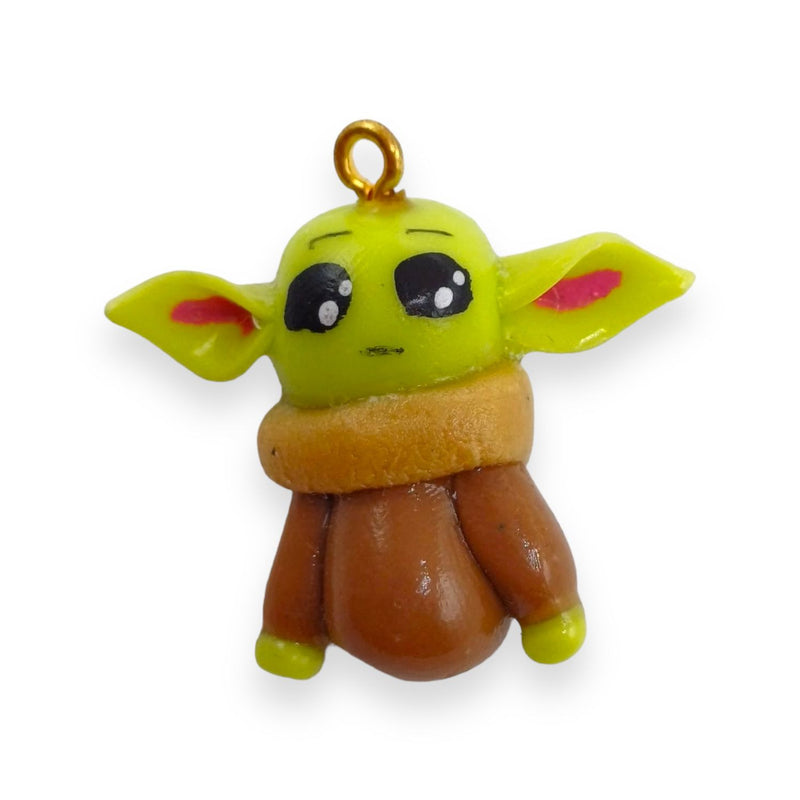 Dije Baby Yoda de Arcilla
