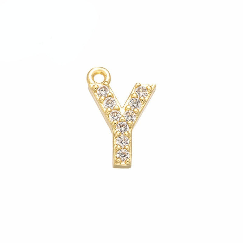 Dije Letra Chapa 18K Dije - Accesorios Rubi