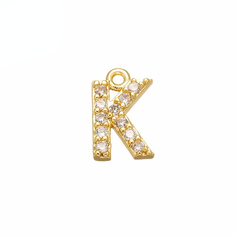 Dije Letra Chapa 18K Dije - Accesorios Rubi