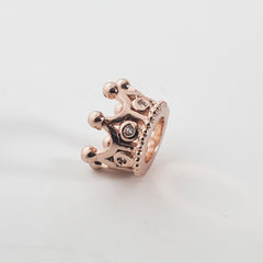Dije corona 2 micropave con cristal zirconia Dije - Accesorios Rubi