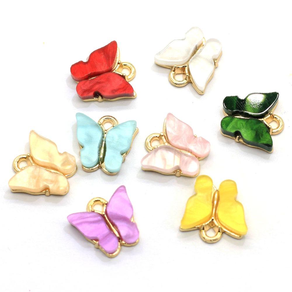 Dije mariposa de acrílico acrilicos - Accesorios Rubi