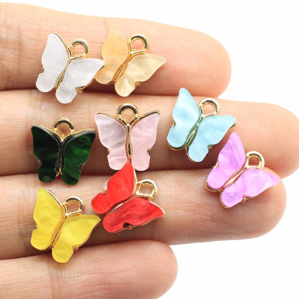 Dije mariposa de acrílico acrilicos - Accesorios Rubi