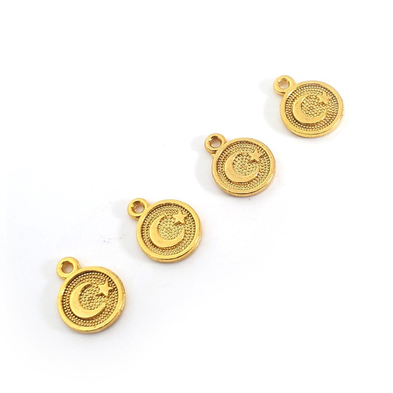 Dije Medalla luna 24 K Dije - Accesorios Rubi