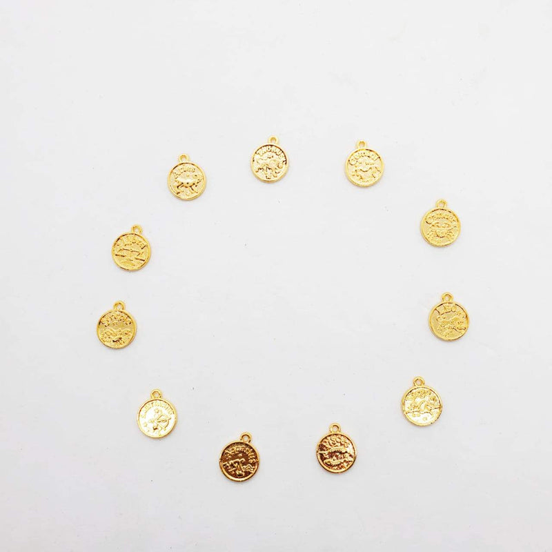 Dije Signo del Zodiaco 24K Dije - Accesorios Rubi