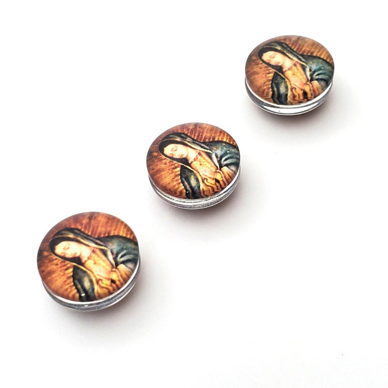 Dije Virgen Cristal acrilicos - Accesorios Rubi