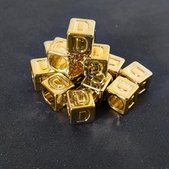 Letra Cubo Separador chapa 24 k Complementos - Accesorios Rubi