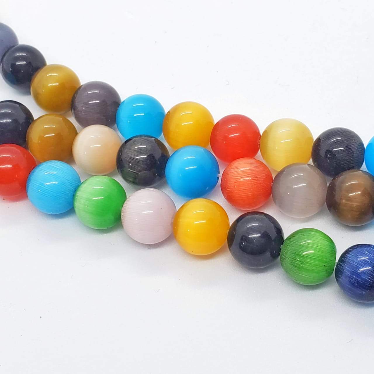 Ojo de Gato Multicolor Piedra natural - Accesorios Rubi