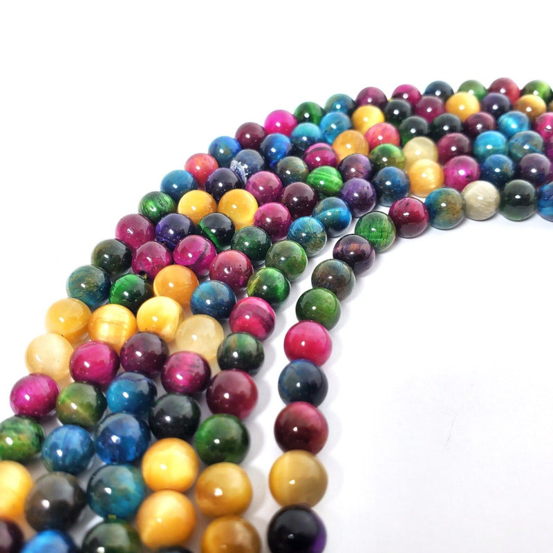 Ojo de tigre Multicolor Piedra natural - Accesorios Rubi