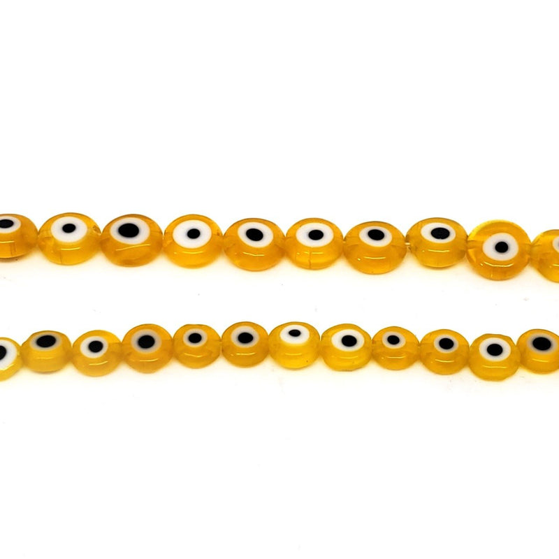 Ojo turco plano o luneta amarillo Ojo turco - Accesorios Rubi