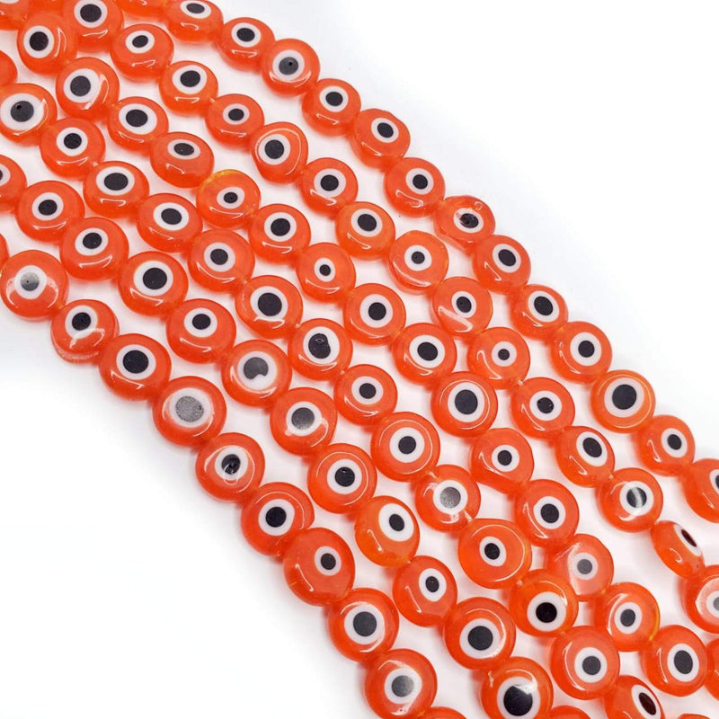Ojo turco plano o luneta naranja Ojo turco - Accesorios Rubi